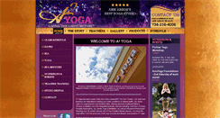 Desktop Screenshot of a2yoga.net